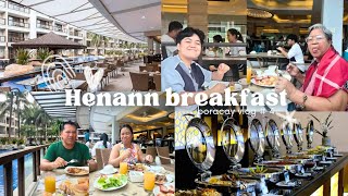 Buffet Breakfast Henann Lagoon Resort  Boracay Vlog 11 [upl. by Firooc712]