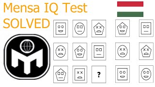 Solving The Mensa HUNGARY IQ Test Puzzles 125 IQ Answers [upl. by Bathsheb]