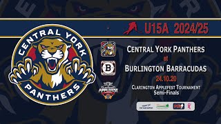 241020 CAFT SemiFinals CYGHA U15A at Burlington Barracudas [upl. by Nalac]