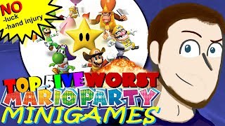 Top 5 NonLuckInjury Mario Party Minigames ft Dex The Swede  NearChris [upl. by Seften]