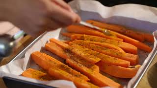 Spicy sweet potato fries [upl. by Randell]