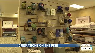 Cremations on the rise in the US how some funeral homes are adapting to this trend [upl. by Atnuahsal]