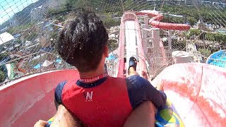 Monster Blaster Water Slide at Ocean World [upl. by Ellenrad256]