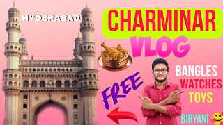 CHARMINAR vlog Hyderabad ll చార్మినార్ హైదరాబాద్ Free items 👈 lHyderabadDiaries lovediana [upl. by Eissoj]