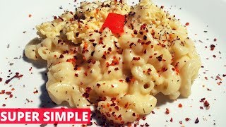 RESEP MEMBUAT MAKARONI KEJU PECAH DI MULUT  MACARONI amp CHEESE RECIPE SUPER SIMPLE [upl. by Ardnic]