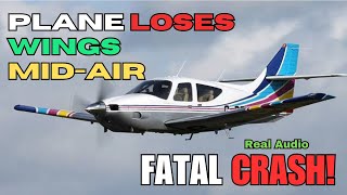 FATAL CRASH  Small aircraft LOSES Wings MIDAIR [upl. by Creighton]