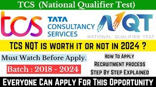 TCS NQT Off Campus Drive 2024  Step By Step Explained  Hiring for Fresher  Apply Now tcs tcsnqt [upl. by Virgilio]