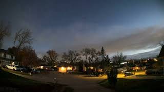 Occluded low cold front timelapse November 810 2024 [upl. by Etteniotna]