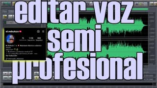 Tutorial  Editar voz semi profesional en Cool Edit Ig ElNebulozo [upl. by Laeahcim]