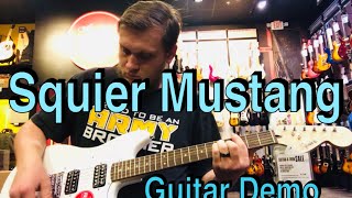 Squier Mustang Guitar Demo [upl. by Octavian]