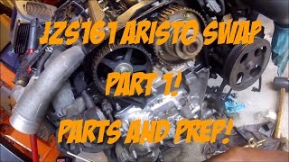 JZS161 Aristo Swap Part 1 Parts Cleaning and Maintenance [upl. by Nemzaj66]