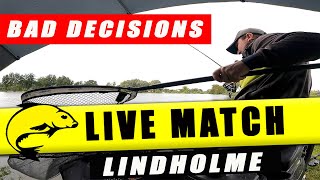 BAD DECISIONS at Lindholme Lakes Live Match Fishing Film [upl. by Trip876]