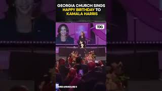 watch  Georgia church sings happy birthday to Vice President Harris trending [upl. by Anse234]