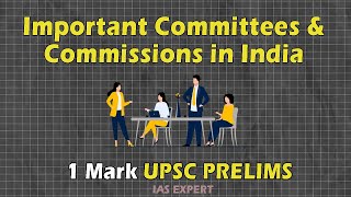 Important Committees and Commissions in india  Important Committees UPSC  Indian Polity upsc [upl. by Aba]