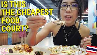 Im Eating at Bangkoks CHEAPEST Food Court [upl. by Anitsugua]