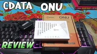 CData XPON ONU Review BD Price 1300Tk [upl. by Ulane791]