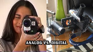 analog vs digital camcorder 📹 [upl. by Viguerie554]