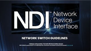 Choosing the Best Network Switch for NDIⓇ [upl. by Lauralee]