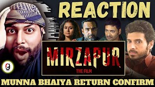 Mirzapur The Film  Announcement  Pankaj Tripathi  Ali Fazal  Divyenndu REACTION BY RG reaction [upl. by Jc]