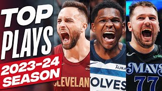 The TOP PLAYS of the 202324 NBA Season [upl. by Enomaj]