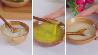 3 DIY Antiaging Facial Masks [upl. by Kram]