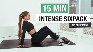 15 MIN SIXPACK AB WORKOUT  24day FIT challenge [upl. by Lachance]