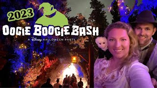 Oogie Boogie Bash 2023 Complete Overview  Treat Trails Villains Grove amp Frightfully Fun Parade [upl. by Aidul979]