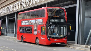 Full Route Visual Route 388 London Bridge  Stratford City  Enviro400MMC 11032 YX68 UKS [upl. by Norved848]