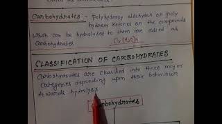 Biomoleculescarbohydrateclassification of carbohydrateMonosaccharide Oligosaccharide [upl. by Friend746]