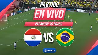 🔴 BRASIL vs PARAGUAY EN VIVO por las ELIMINATORIAS 2026 FECHA 8  Líbero [upl. by Strohl387]