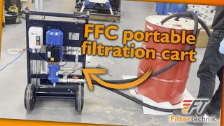 FFC portable fuel filtration cart demo [upl. by Naida]