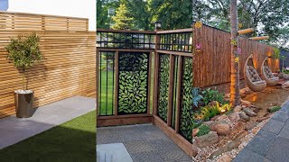 Fence panels ideas decor  backyard fence ideas on a budget  privacy fence screen  part 6 [upl. by Carlile775]