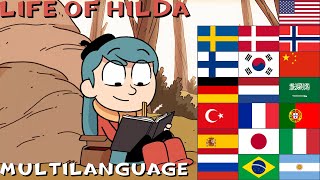 Hilda  Life of Hilda  multilanguage 19 versions [upl. by Binny]