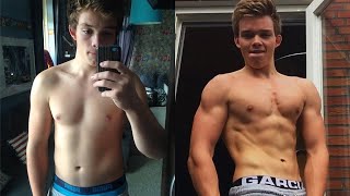 16 Year Old Incredible 1 Year Body Transformation [upl. by Dinan]