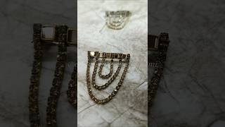 Unique customized chain brooch pins crafted in various patterns broochpin sareepins coimbatore [upl. by Reviel927]