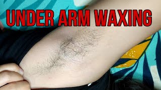 VLOG 136 UNDER ARM WAXING  HAIR REMOVAL aibeautytv [upl. by Roscoe319]