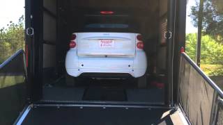 Smart Car Loaded Into Toy Hauler [upl. by Den]