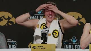 Iowa National Championship Postgame Press Conference  2023 NCAA Tournament [upl. by Janelle367]