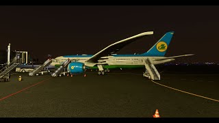 Part 1Tashkent  New York B7878 Uzbekistan airways msfs2020 msfs2024 xplane12 xplane11 [upl. by Notniuq345]