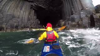 Kayakking Fingals Cave Mendelsohn symphony the Hebrides fingalscave [upl. by Effie141]