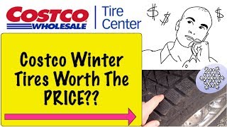 Costco Blizzak Winter Tires Are They Worth The Price Pt 1 [upl. by Ennirok]