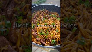 Beef Pad Thai Noodles 🍜  shorts [upl. by Ferdinand]