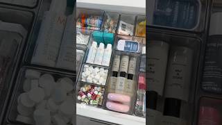 Bathroom drawer organisation ❤️ shorts viralshort bathroomdecor essential [upl. by Diraj]