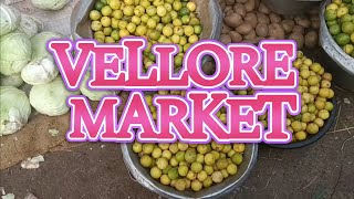 Vellore Main Market  Vellore Vegetables Market  Vellore Grocery Market  Vellore Fruit Market 🍍🍎🍓🍇 [upl. by Novar]