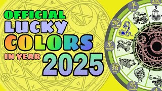 LUCKY COLOR IN 2025  Swerteng kulay sa year 2025 at YEAR OF THE WOOD SNAKE Philippines [upl. by Rabi416]