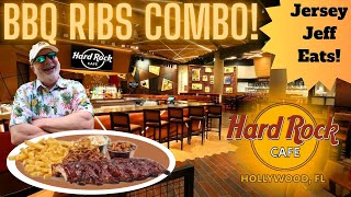 🍔 I Visit The Hard Rock Cafe In Hollywood Florida To Try The BBQ Baby Back Rib Combo HardRockCafe [upl. by Asemaj]