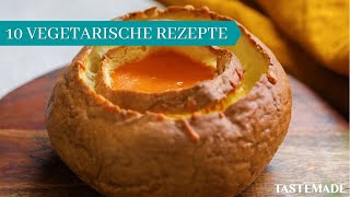 10 UNGLAUBLICHE Vegetarische Rezepte [upl. by Assillam240]