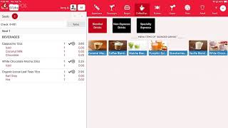 Coffee Shop POS System Fast Demo  iTab POS [upl. by Doehne]