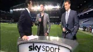 Michael Ballack fragt Reporter  quot WER IST SCHUERRLE  quot Schorle [upl. by Alihet]