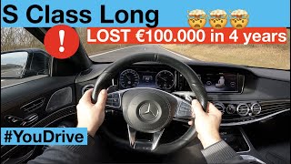 Mercedes S 350 d 4Matic Long W222 POV Test Drive  Acceleration 0200 kmh [upl. by Apur64]